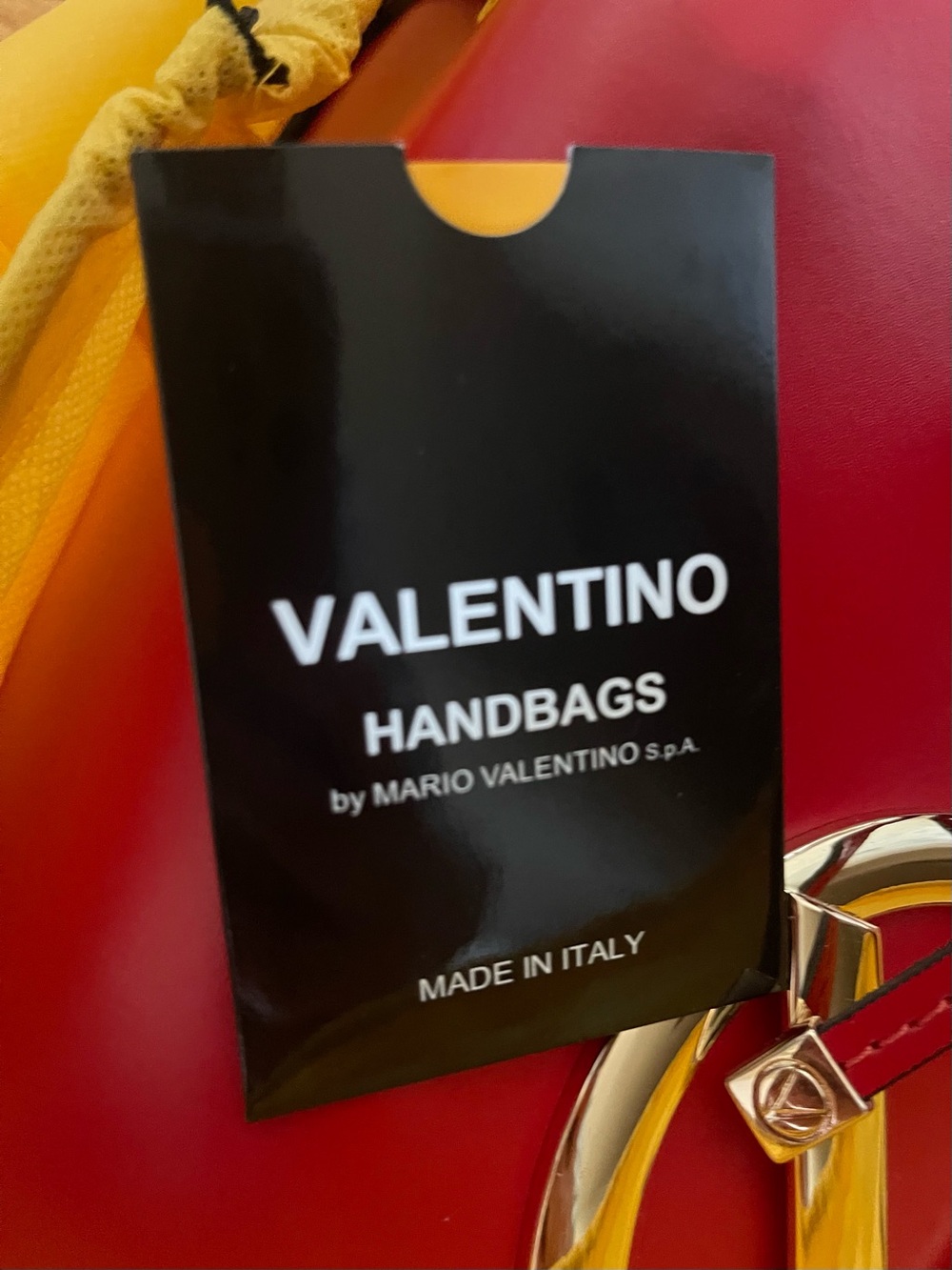 Authentic Mario Valentino Leather bucket bag - Picture 5 of 11
